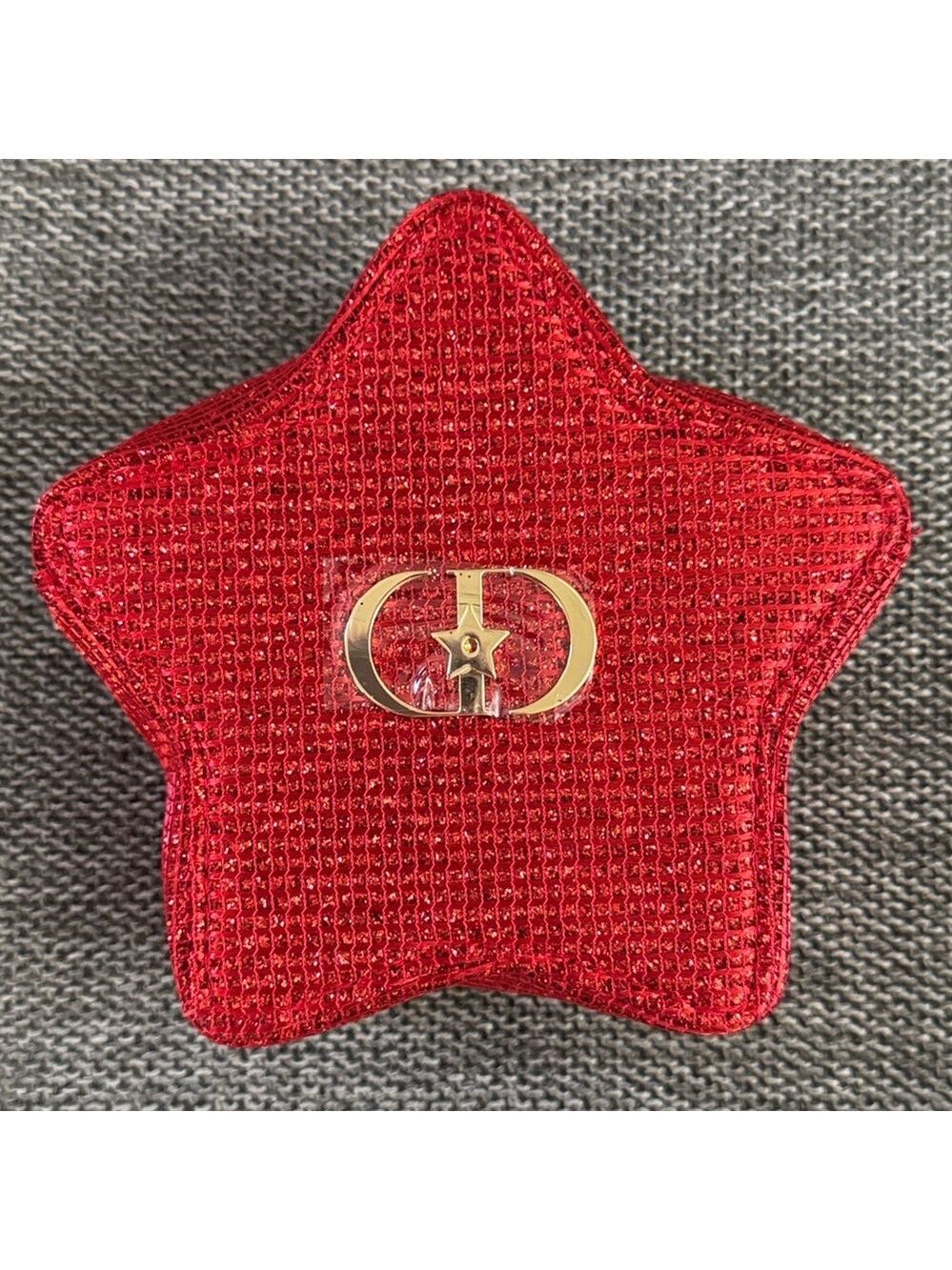 Dior Lunar New Year Red Star Makeup Bag Cosmetic Pouch Mini New Authentic - Picture 3 of 17